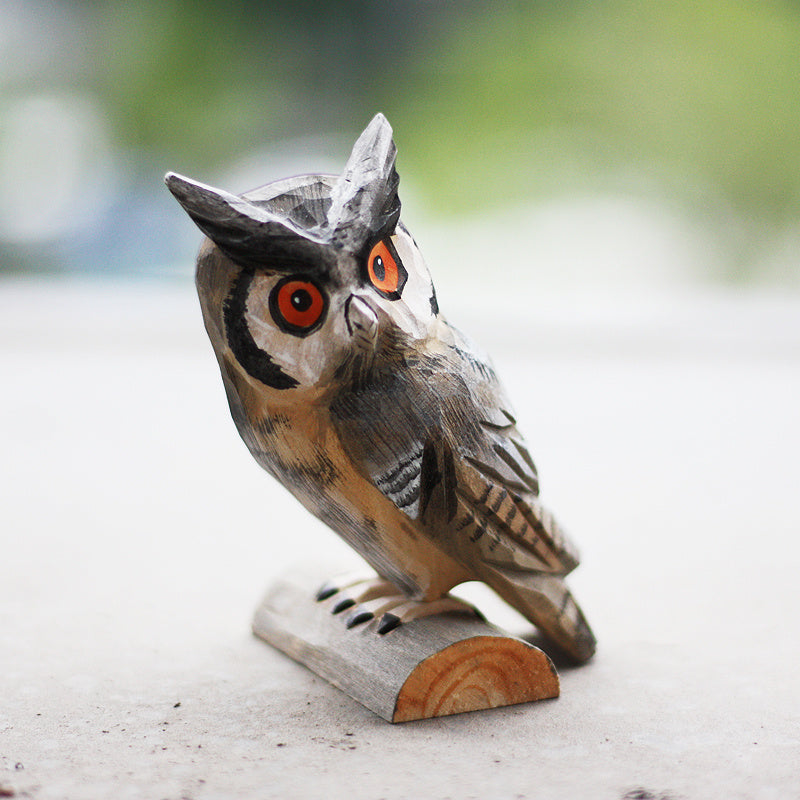 Owl Wood Carving