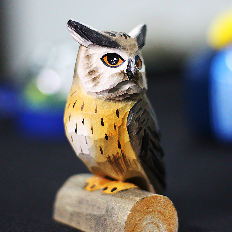 Owl Wood Carving