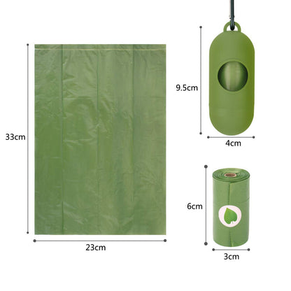 Biodegradable Pet Poop Bags with Dispenser Eco Friendly