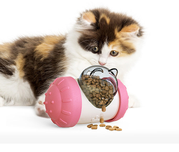 Pet Supplies Tumbler Teasing Cat Swinging Leaking Ball Without Electric Pet Dog Toy