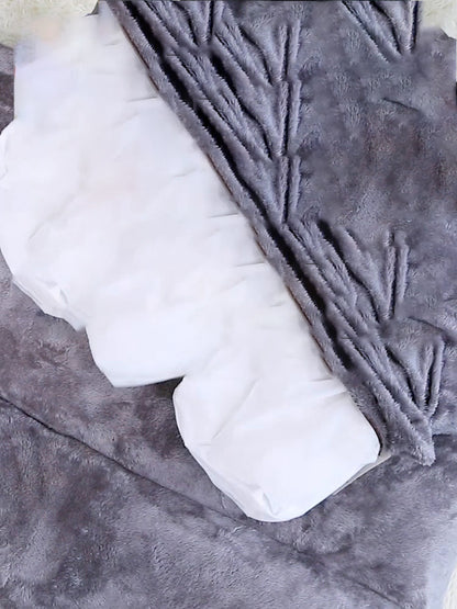 Long Warm Plush Dog Bed Quilted Base 4 sizes