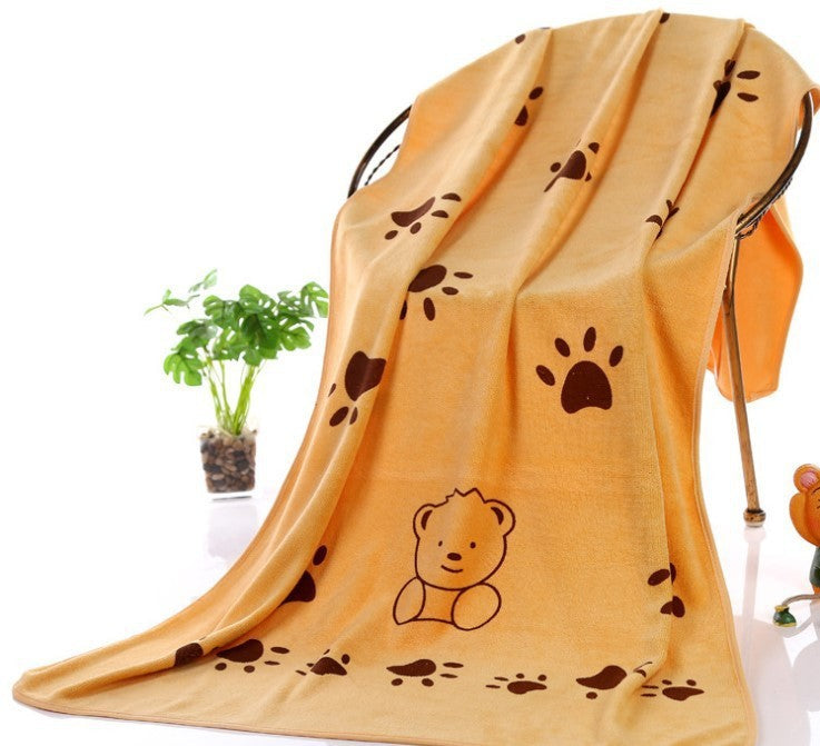 Dog Bath Towel Super Absorbent Bath Towel