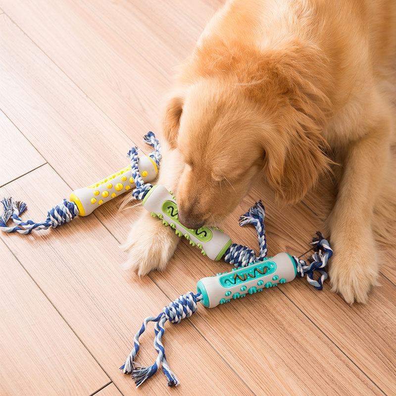 Dog Biting Rope Tug-Of-War Toy Ball Resistant To Biting Teeth Small Large Dogs