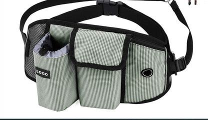 Hands-Free Dog Leash Waist Bag for Walking and Training