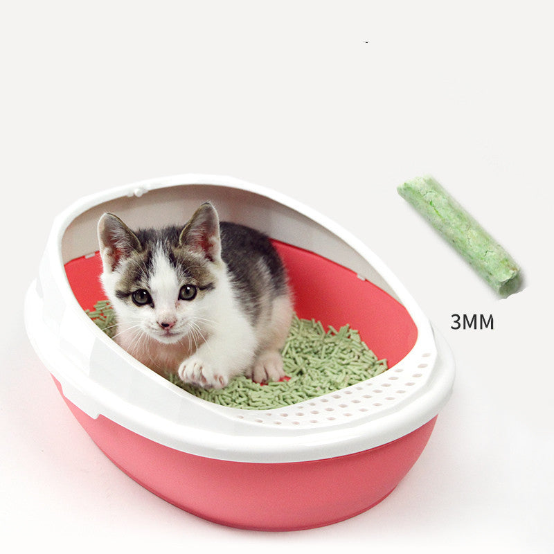 Original Green Tea Tofu Cat Litter Clumps, Deodorant Tofu Sand Dust-Free Big Bag 6 Liters Free Shipping Cat Supplies