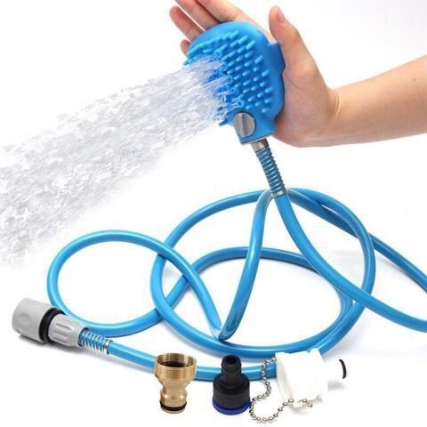 Dog Bath Brush And Sprinkler 2 in 1