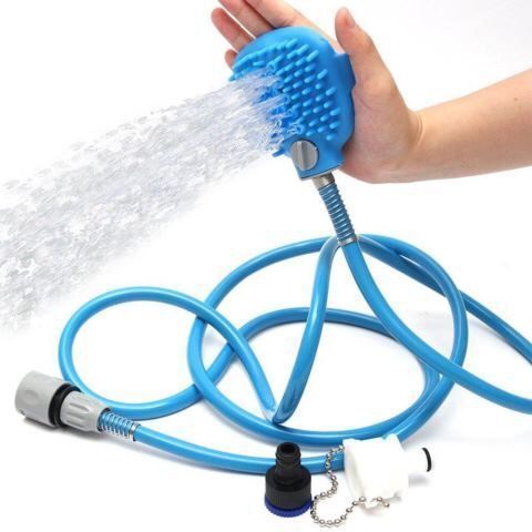 Dog Bath Brush And Sprinkler 2 in 1