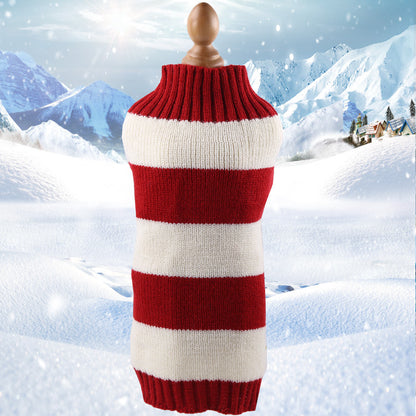Soft Cashmere Twisted Rope Knit Dog Sweater