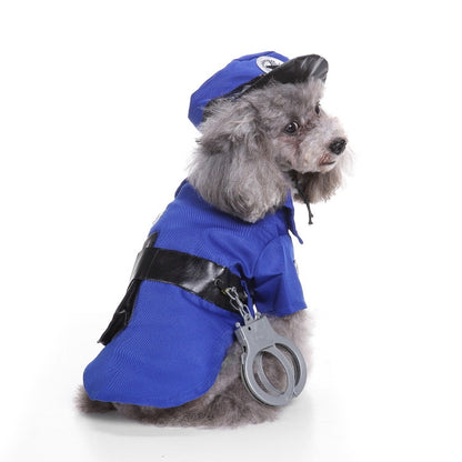 Police Officer Halloween Costume for Dogs