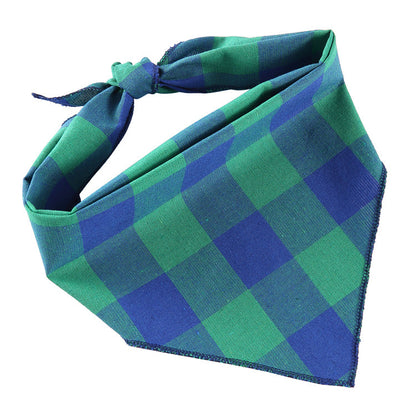 Adjustable Cotton Dog Bandana and Triangle Scarf for Pets