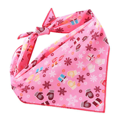 Adjustable Cotton Dog Bandana and Triangle Scarf for Pets