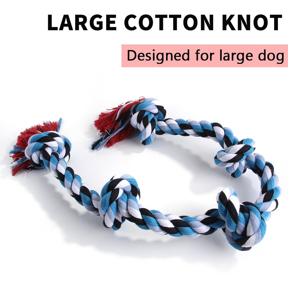 Pet Large Cotton Rope Toy For Large Dog Tibetan Mastiff Training Big Dog Molar Toy Supplies