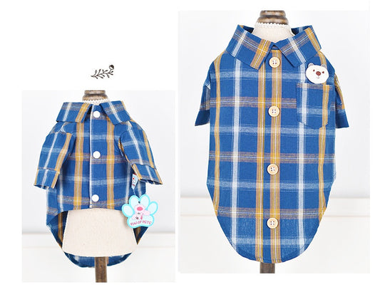 Soft Cotton Pet Shirt Lightweight and Breathable Everyday Wear
