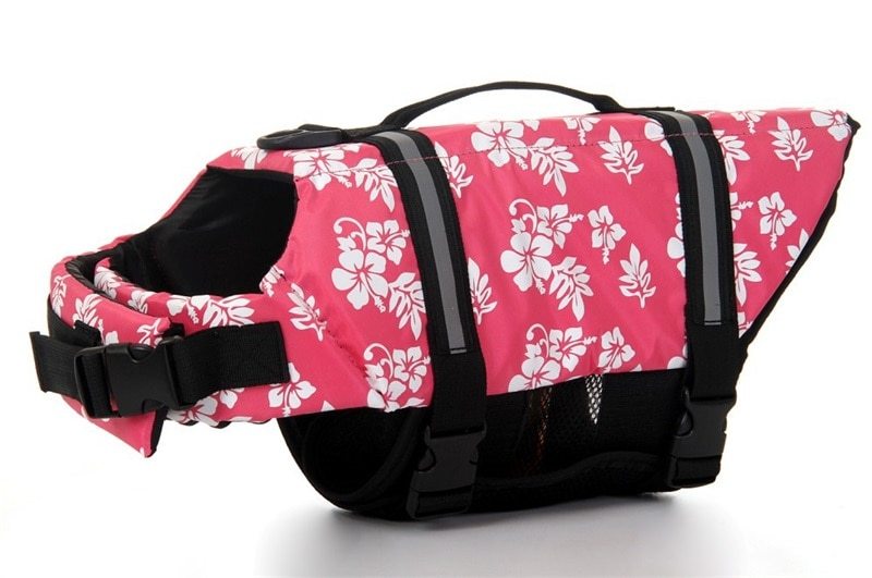 Pet swimwear cute dog life jacket dog swimwear big middle dog safety coat