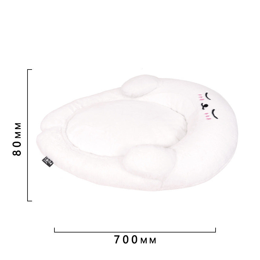 Removable Curry Rice Pet Bed with Soft Seal Design