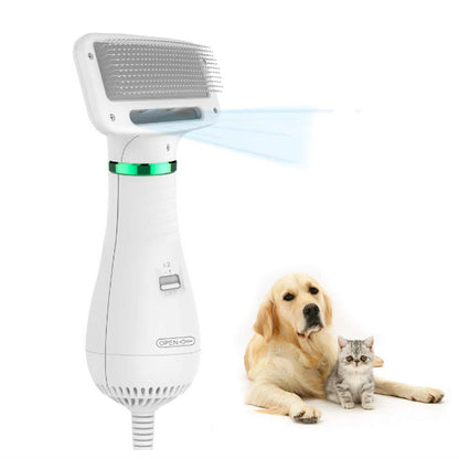 2-in-1 Pet Hair Dryer And Grooming Comb