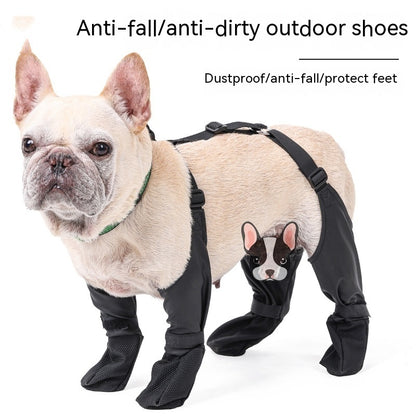 Waterproof Dog Shoes with Non-Slip Sole for Outdoor Walking