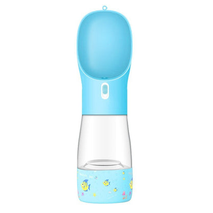 Portable Pet Water Bottle Feeder Bowl – Perfect for Outdoor Travel