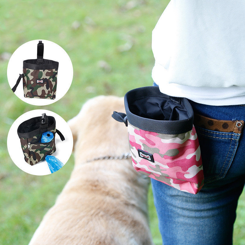 Multifunctional dog walking pocket