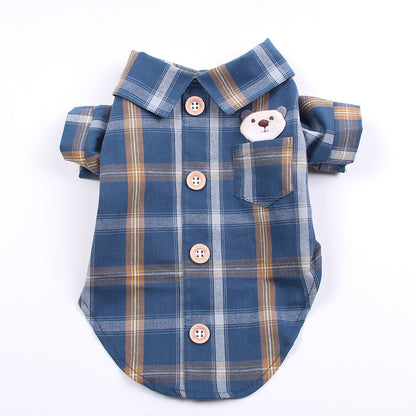 Soft Cotton Pet Shirt Lightweight and Breathable Everyday Wear