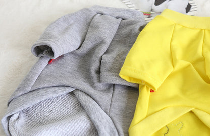 Soft Cotton Dog T Shirt Lightweight Pet Clothes for All Seasons