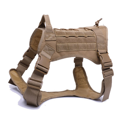 Tactical Dog Harness Adjustable Training Vest for Outdoor Use