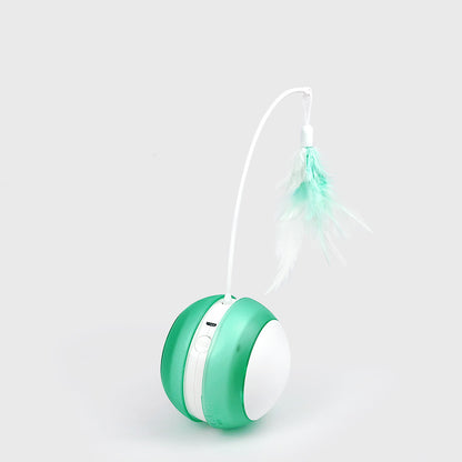 USB Free Cat Toy Ball – Rechargeable Interactive Play for Cats