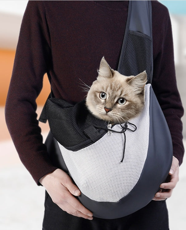 Pet cat and dog shoulder bag