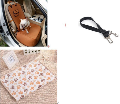 Retro Dual-Purpose Pet Car Seat Mat