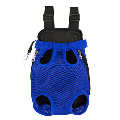 Dog Cat Pet Backpack Portable Mesh Breathable Small And Medium-sized Dogs