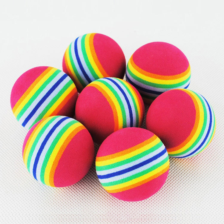 Rainbow Interactive Cat Ball Toy