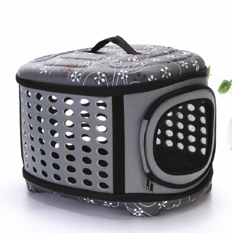 EVA pet bag portable collapsible dog out bag manufacturer wholesale fashion breathable pet dog backpack