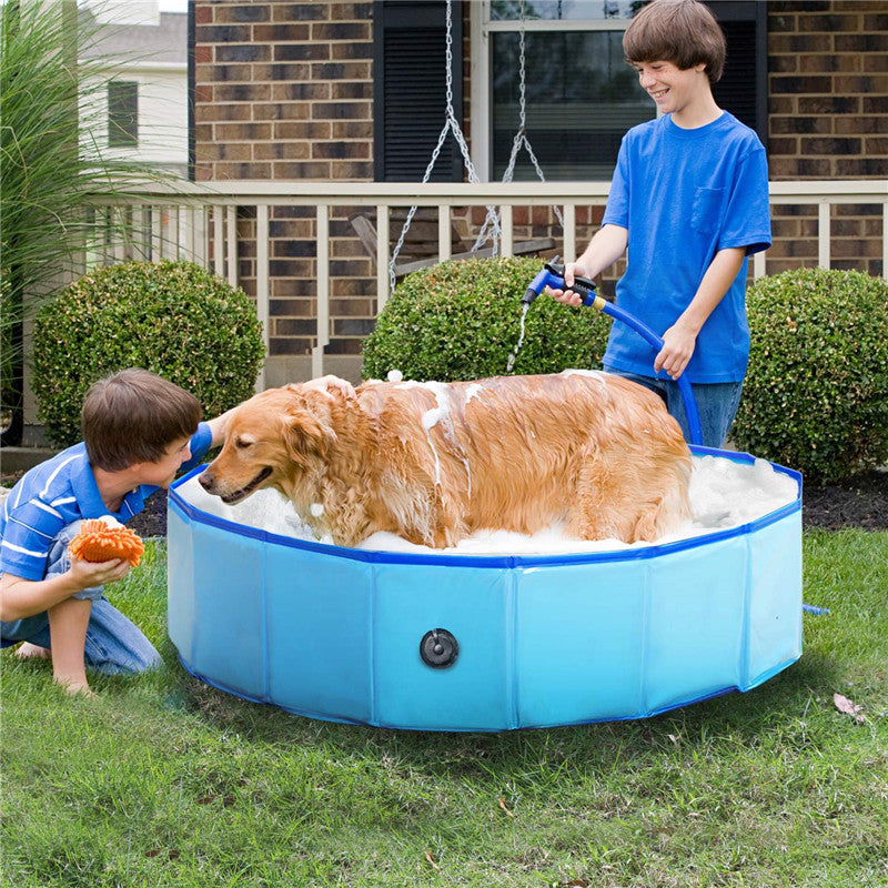 Foldable Dog Pool Portable Bath And Play Tub