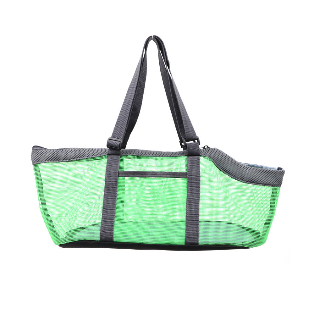 Portable Foldable Pet Panoramic Breathable Large-Capacity Handbag