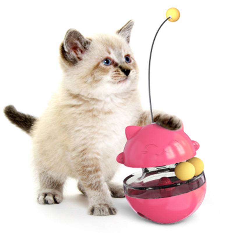 Lucky Cat Track Turntable Ball Toy