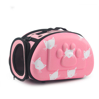 Cat pattern single shoulder pet bag