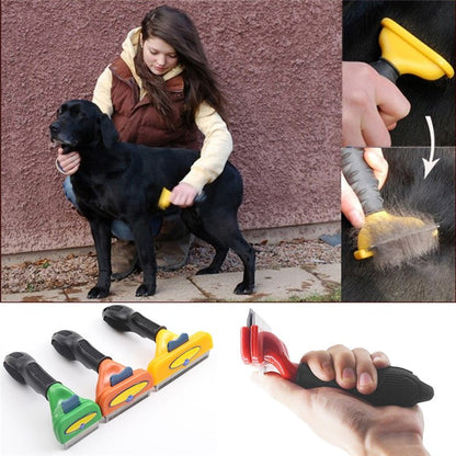Dog Comb Method Fighting Corgi Labrador Pet Dog Hair Brush