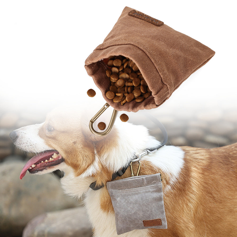 Outdoor Dog Food Bag, Pet Snack Bag, Go Out To Train The Dog Essential Items Fashion Design Easy To Use