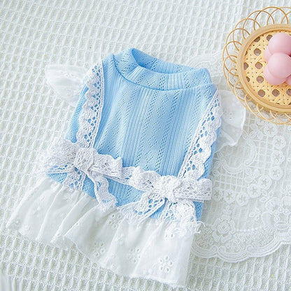 New Dog Clothes Cute Mesh Strawberry Strap Dress