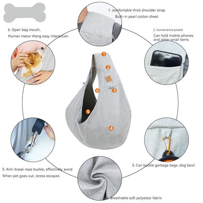 Hug Pet Shoulder Bag Dog