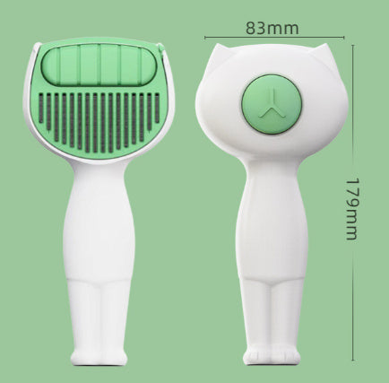 One Click Self Cleaning Pet Hair Brush