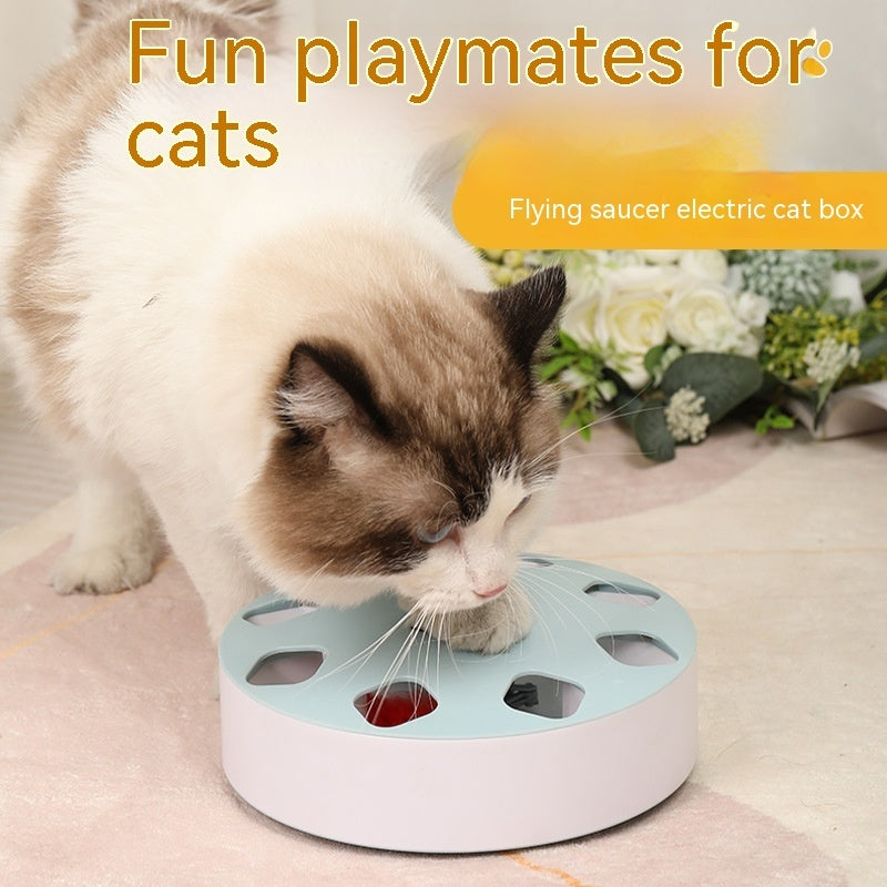 Interactive UFO Cat Teaser Toy