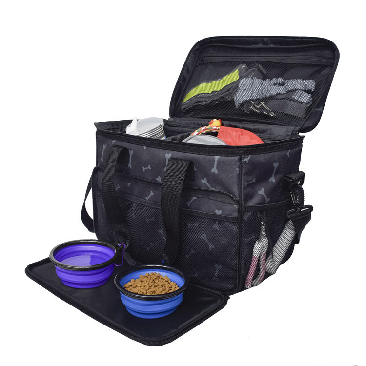 Pet Travel Bag Set Of Thick And Comfortable Multi-function