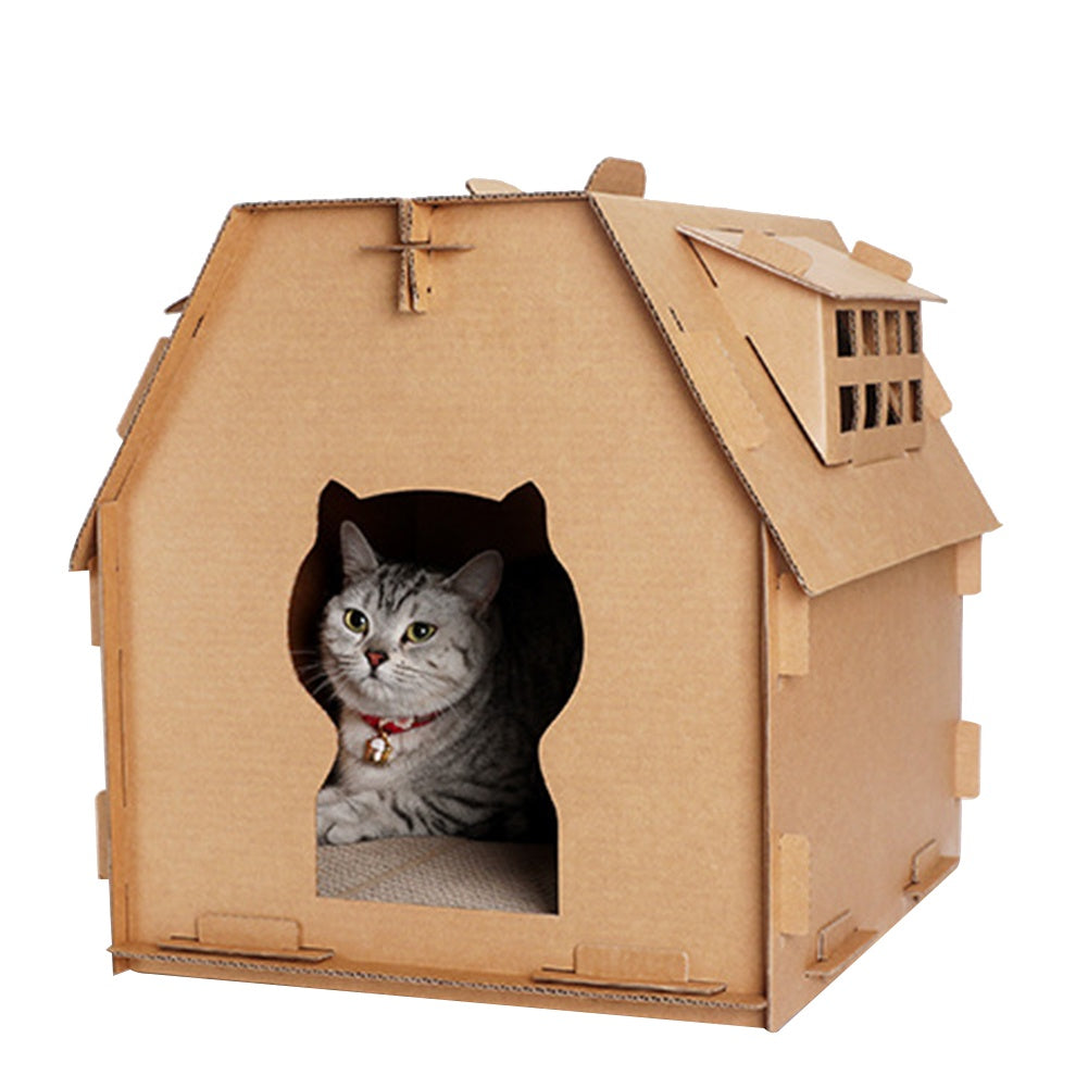 Cat house carton