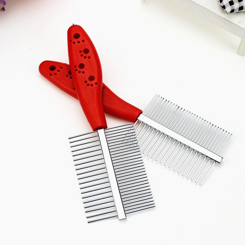 Double Row Pet Grooming Comb