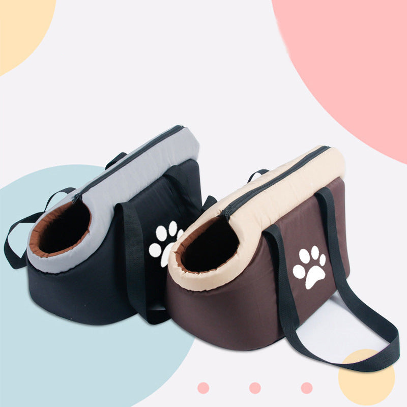 Portable One-shoulder Warm Pet Bag