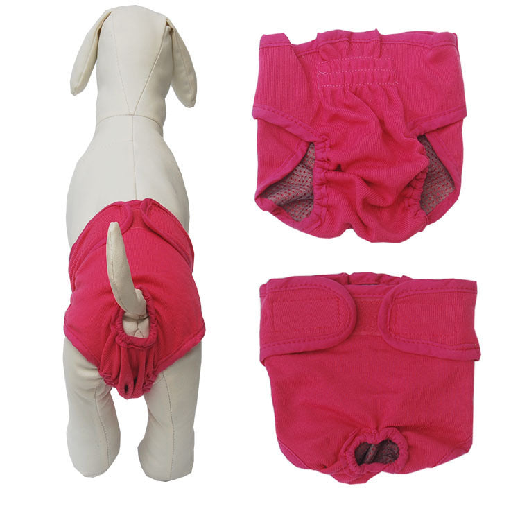 Fashion Simple Pet Velcro Menstrual Panties