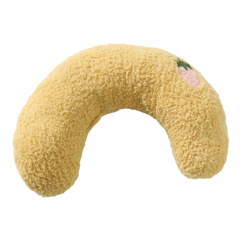 Soft U-Shaped Pet Pillow for Cats & Small Dogs