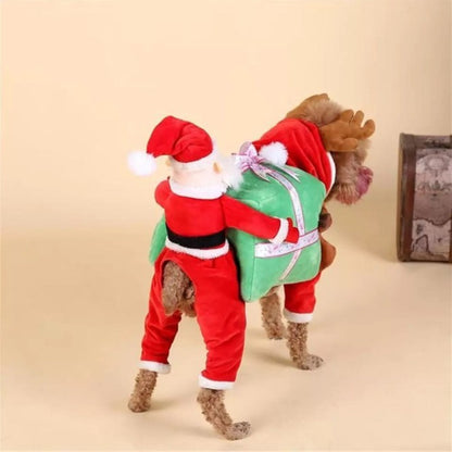 Halloween Dog Clothes with Santa Claus Design