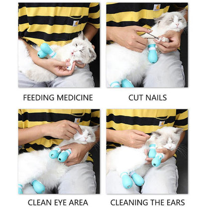 Anti Scratch Cat Foot Covers for Grooming